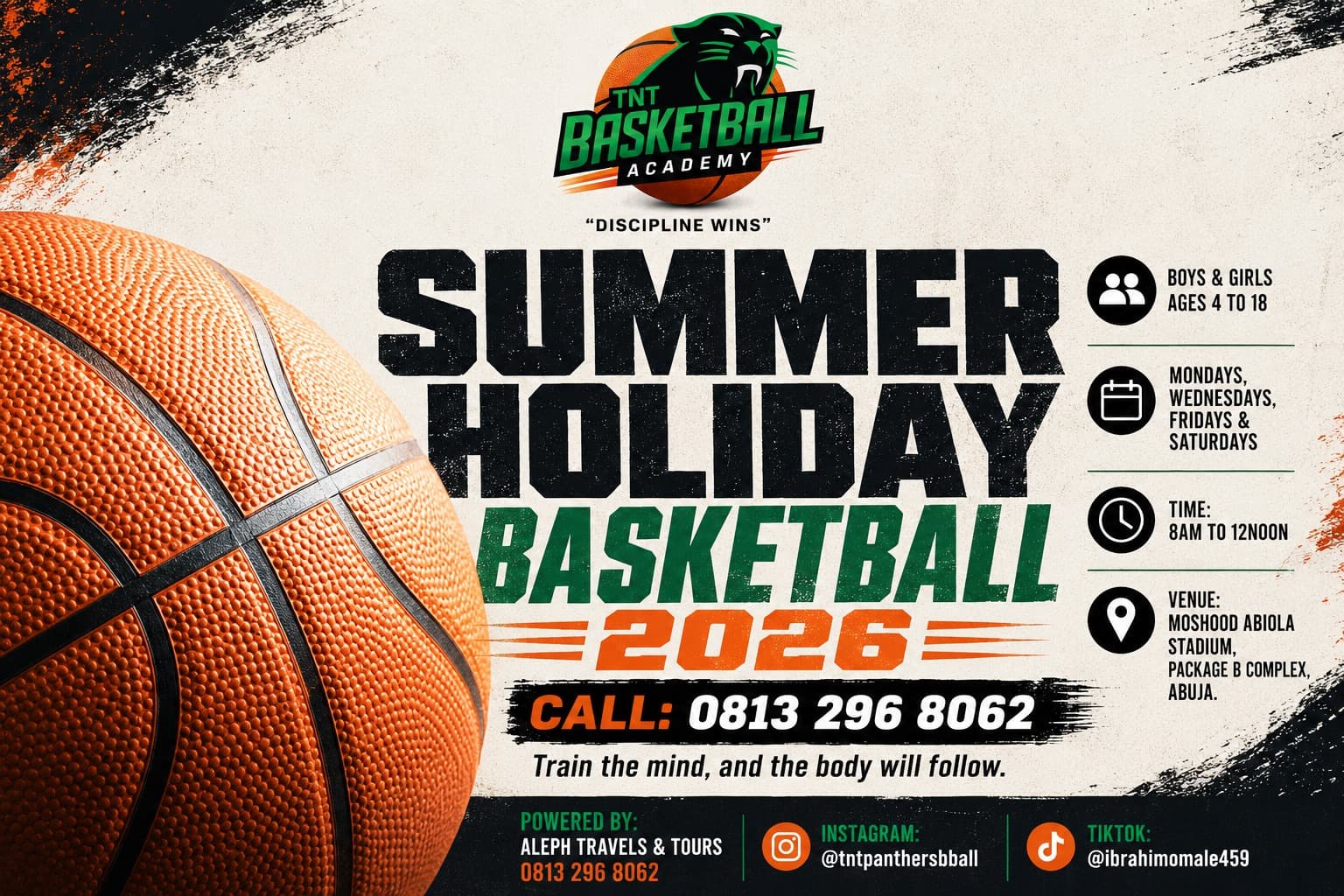 Summer Holiday Basketball Camp 2026